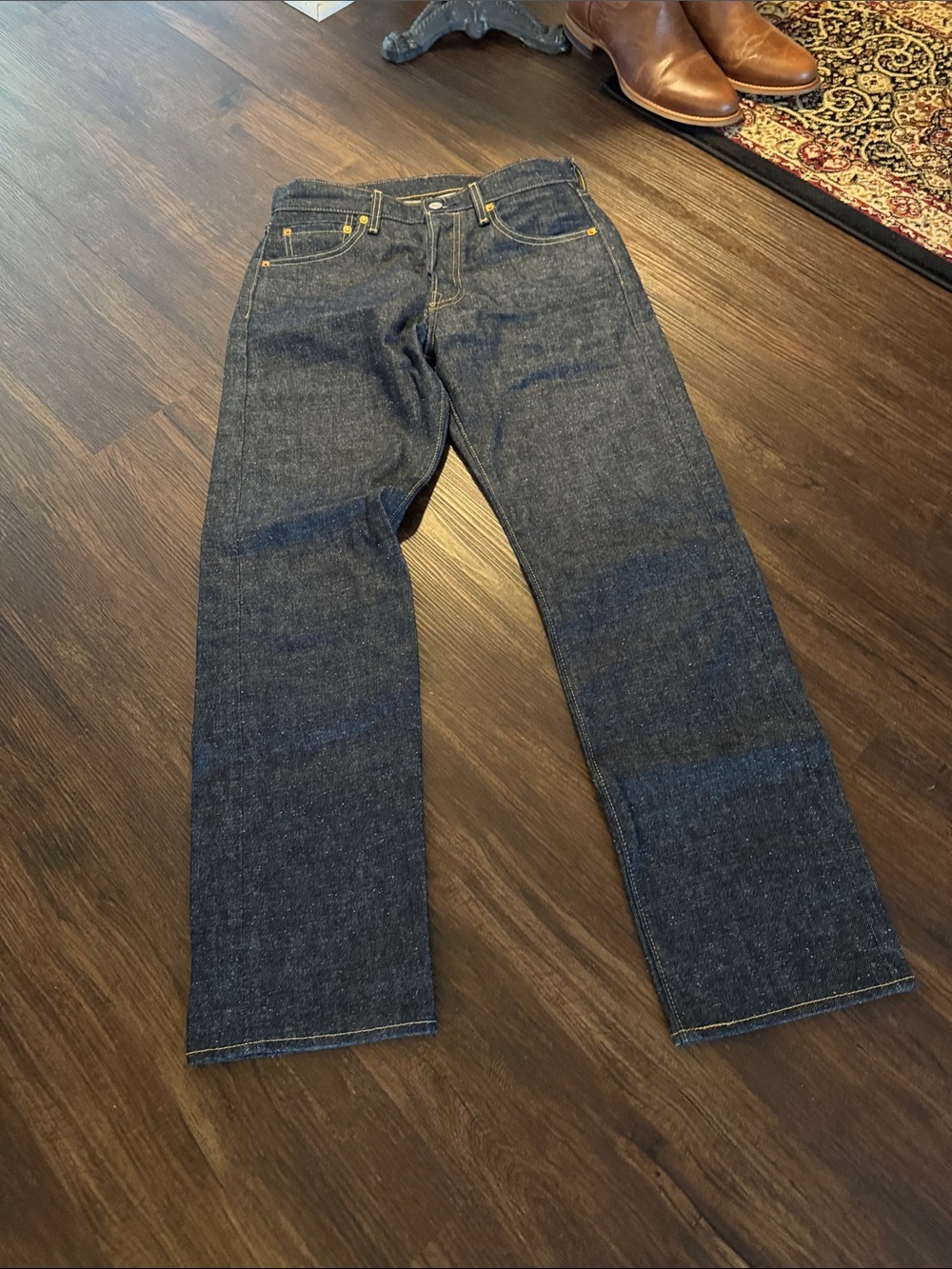 Levi’s Neppy Selvedge Hemp 501 Jeans in Like New Condition 30X30